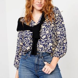 NWT Old Navy Long Sleeves Split Neck Top - Size L